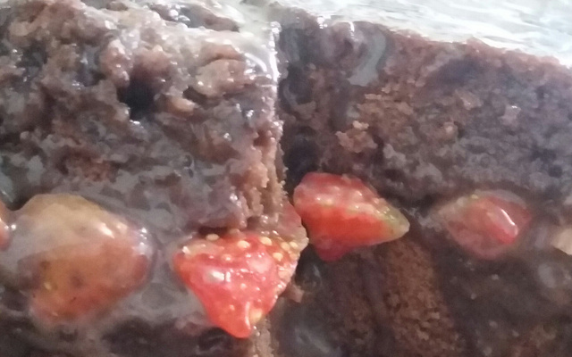 Bolo de micro-ondas de chocolate da Angélica