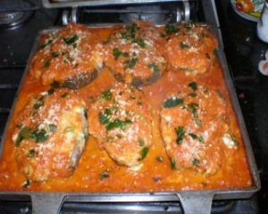 Berinjelas ao forno