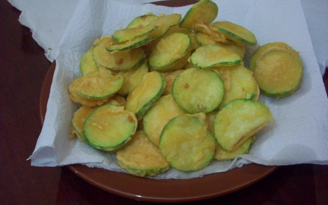 Abobrinha à milanesa