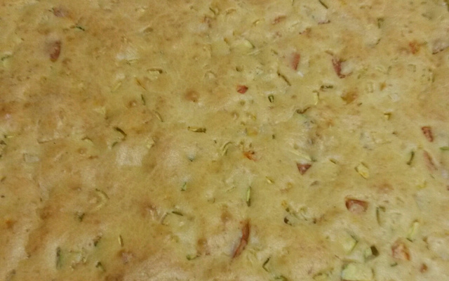 Torta de abobrinha de liquidificador