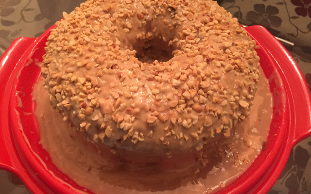 Bolo molhadinho de doce de leite