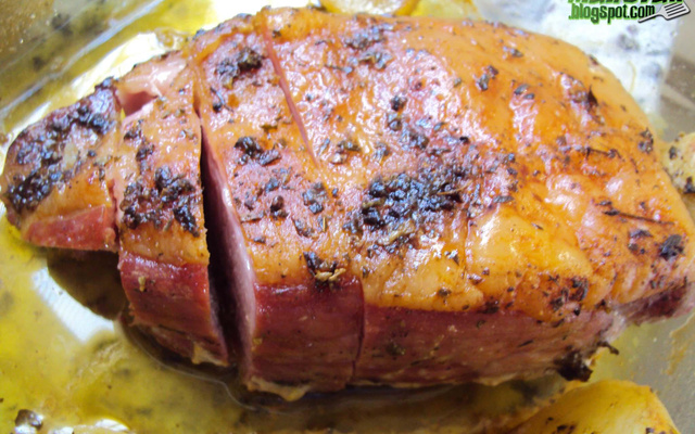 Picanha suína com molho chimichurri