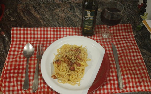 Spaghetti a lá carbonara