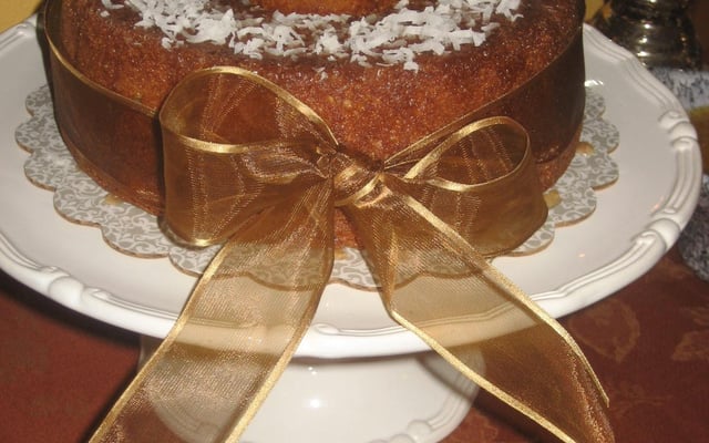 Bolo de fubá molhadinho