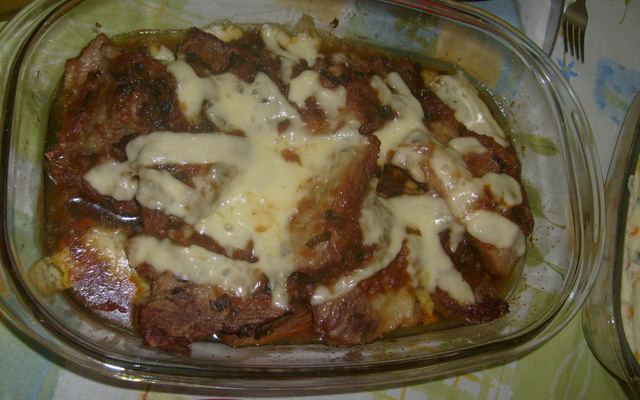 Ponta de peito ao forno à lá Batatais