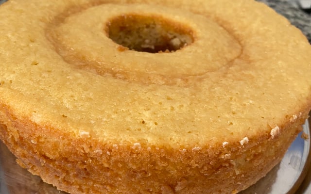 Bolo de baunilha fácil