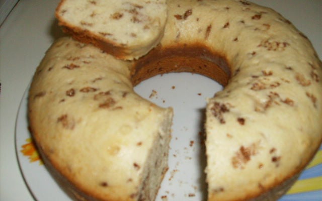 Bolo de baunilha