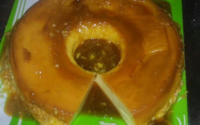 Pudim de 1 pão no micro-ondas