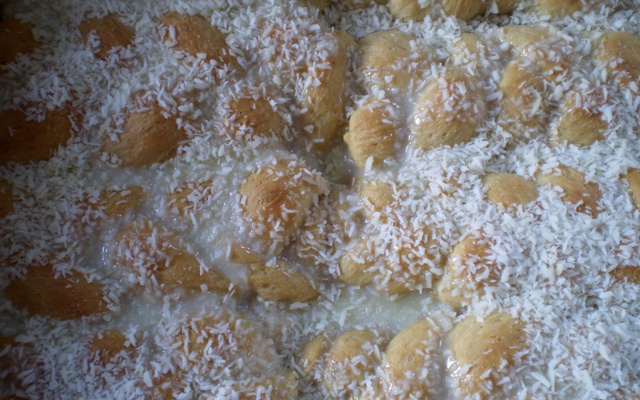 Rosca com creme de leite