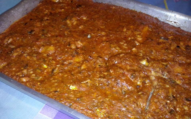 Pizza de sardinha simples