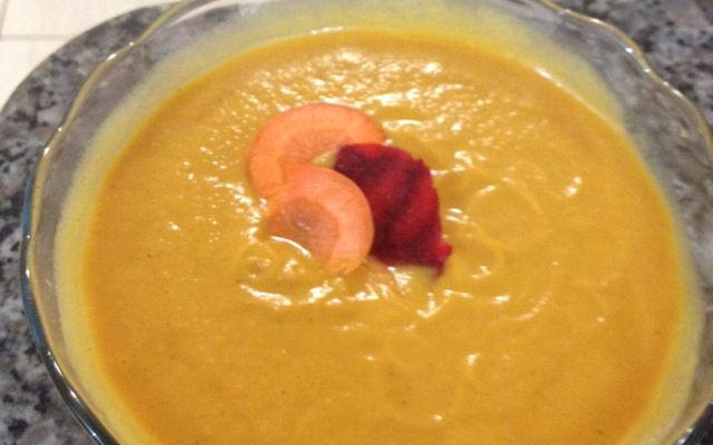 Sopa cremosa saudável