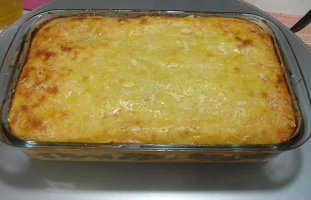 Carne moída gratinada