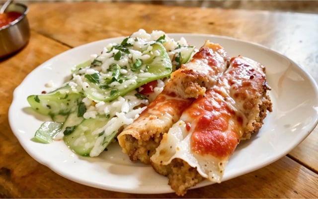 Panqueca de carne moída