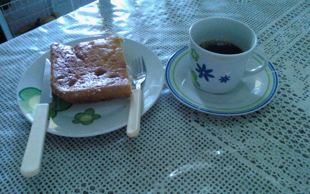 Bolo de banana nanica da Luh