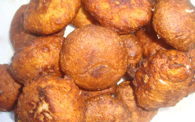 Bolinho de mandioca da Pabline