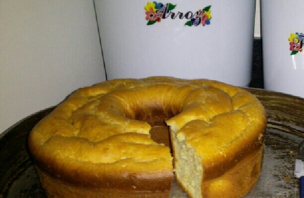 Bolo simples de liquidificador