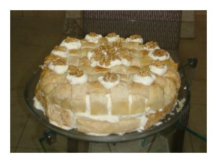 Torta deliciosa de nozes