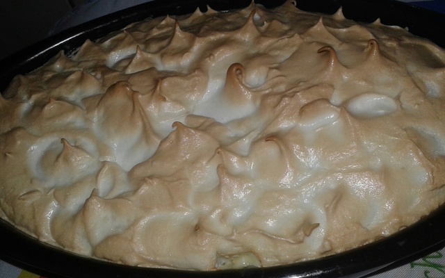 Doce de banana com suspiro