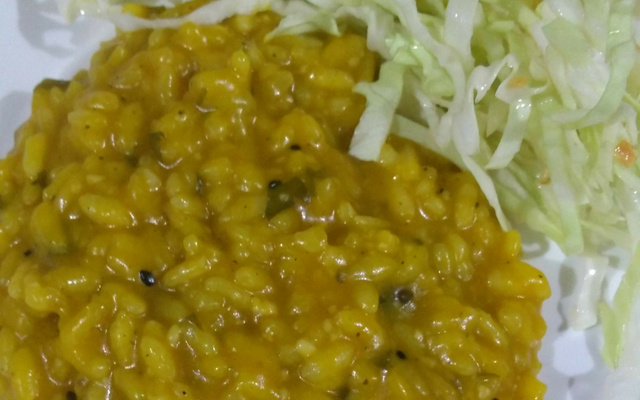 Risoto de abóbora cabotiá