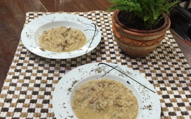 Risoto Philadelphia com Cogumelos