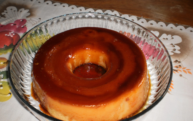 Pudim de coco queimado