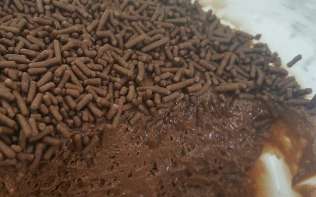 Mousse de chocolate aerado
