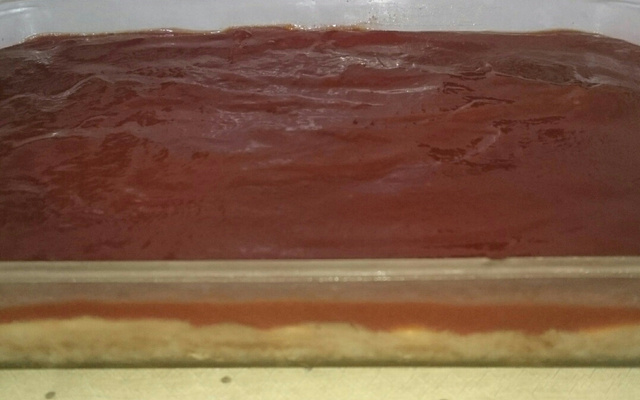 Torta de ricota com goiabada