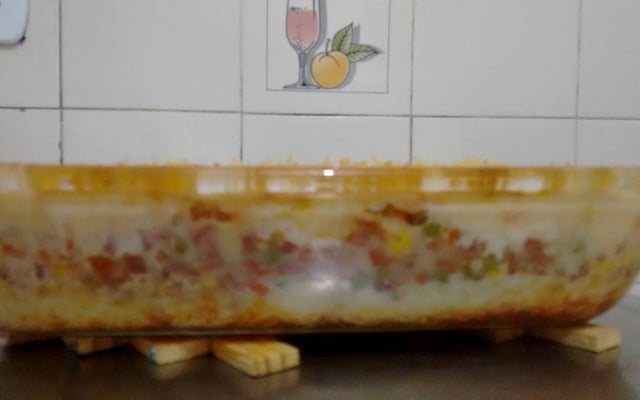 Fricassê de calabresa com requeijão