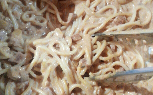 Macarrão com molho rápido