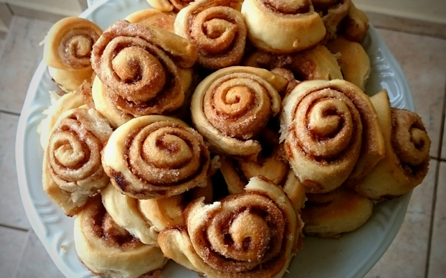 Cinnamon rolls (pãezinhos de canela)