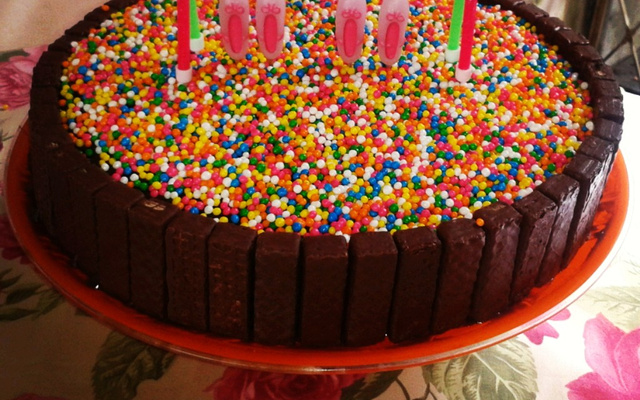 Bolo de chocolate Bis