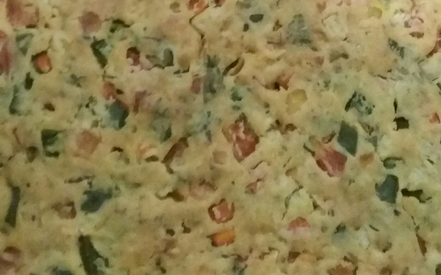 Torta salgada de legumes