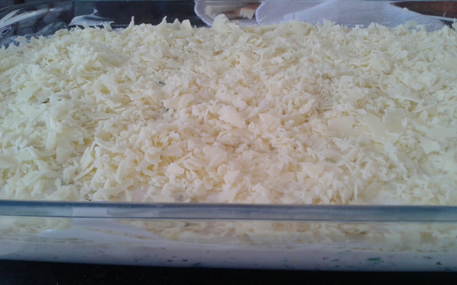 Frango desfiado de forno