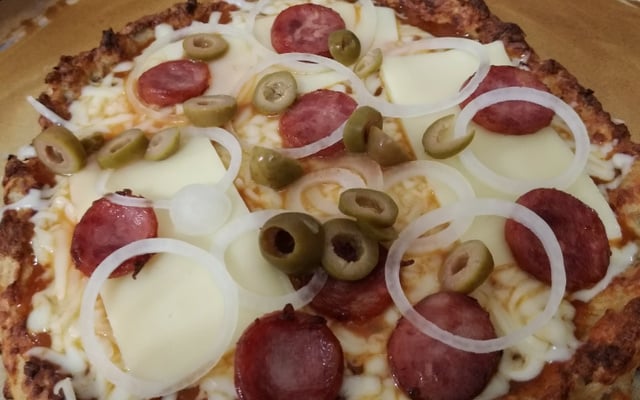 Pizza de carne moída