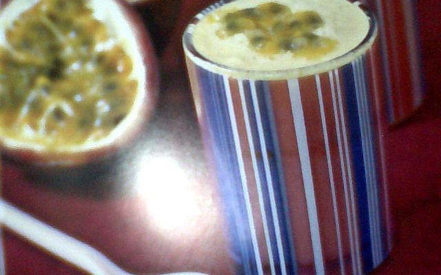 Smoothie de maracujá e manga
