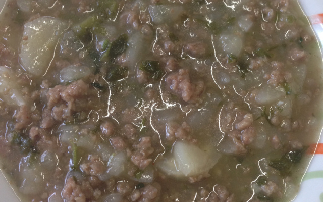 Ensopadinho com mandioca