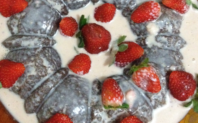 Brigadeirão de microondas