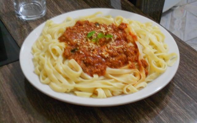 Espaguete à bolonhesa