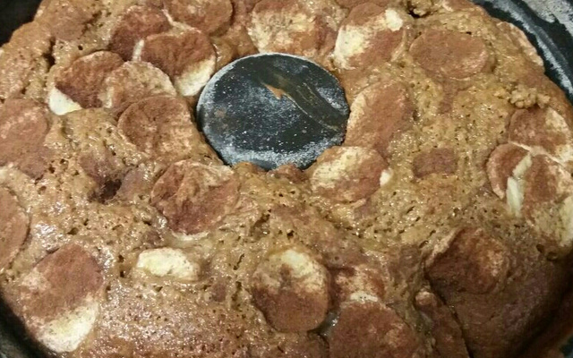 Bolo de banana integral da Jade