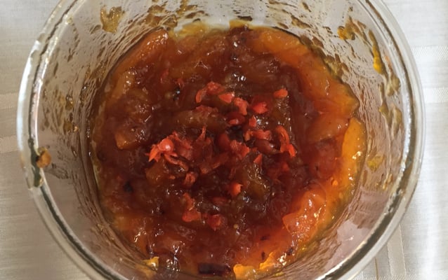 Chutney de damasco