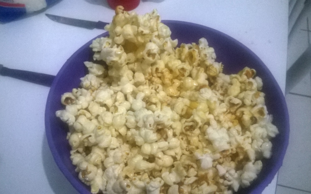 Pipoca caramelada
