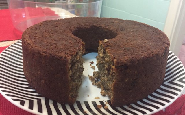 Bolo de banana sem açúcar