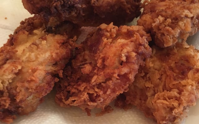 Frango empanado com maionese