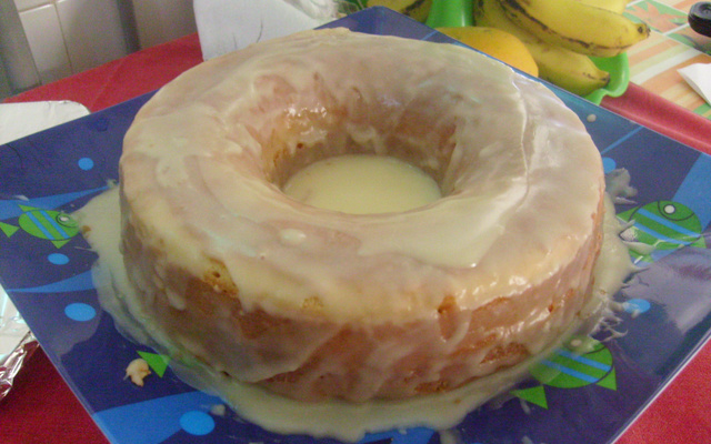 Cobertura de bolo de laranja