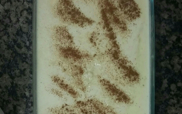 Arroz doce com leite condensado e coco