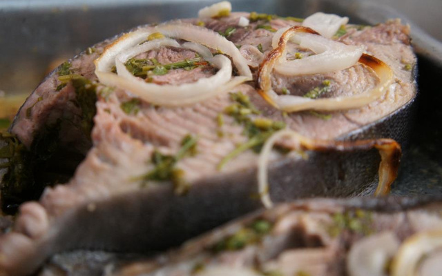 Postas de Atum ao forno