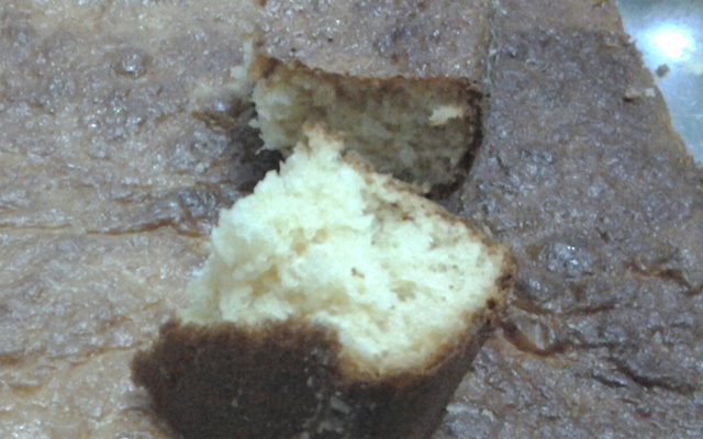 Bolo quindim da Gabriela