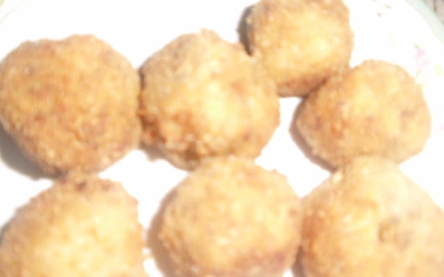 Croquete de carne diferente