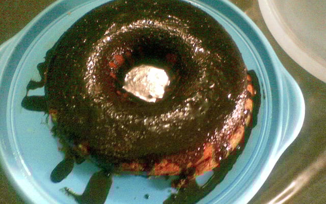 Bolo de chocolate molhadinho