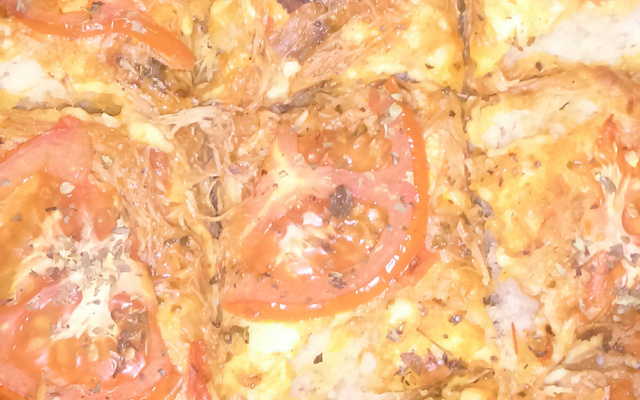 Pizza de forma para aniversário